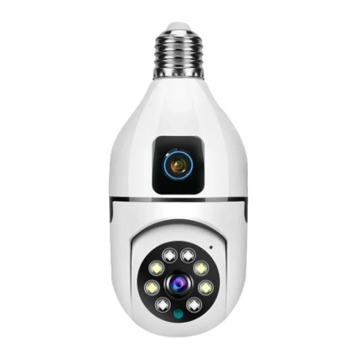 V380 Dual Lens IP Bulb Camera