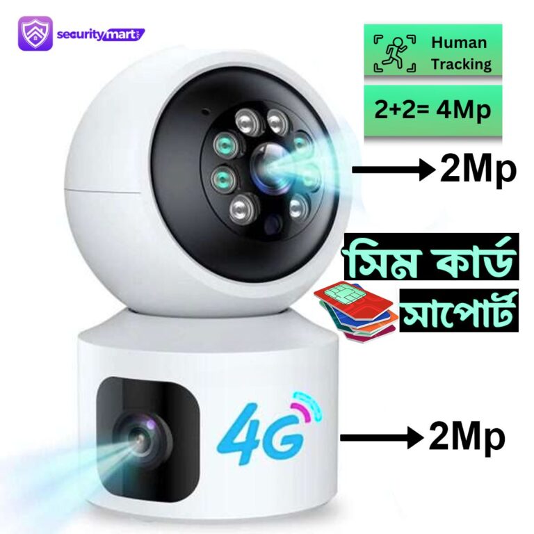 4G C10 Sim Support Ip Dual Lens Camera